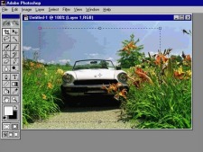 cropping and rotating a photo