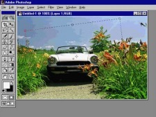 cropping and rotating a photo